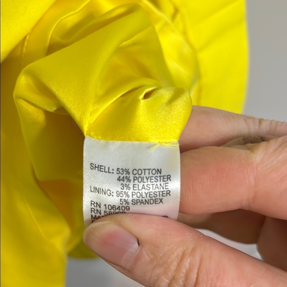 ANTONIO MELANI Yellow Sheath Mini Dress - Picture 4 of 6